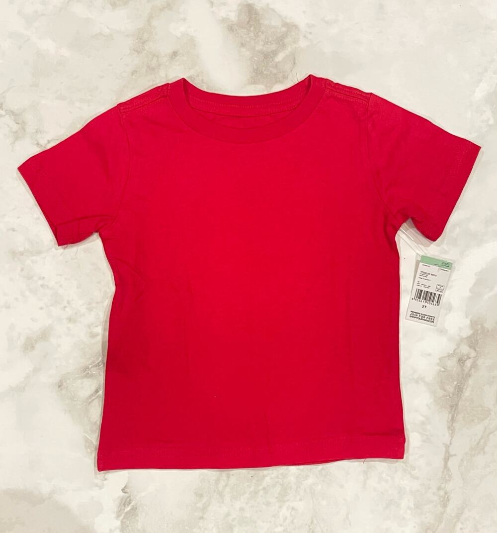 NWT Toughskins Toddler Red Shirt Size 2T